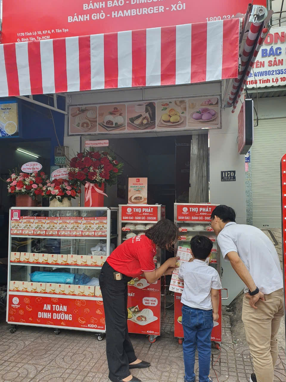 Bánh  Bao Thọ phát - Bánh giò - Hamburger  - Xôi - Hồ Văn Long